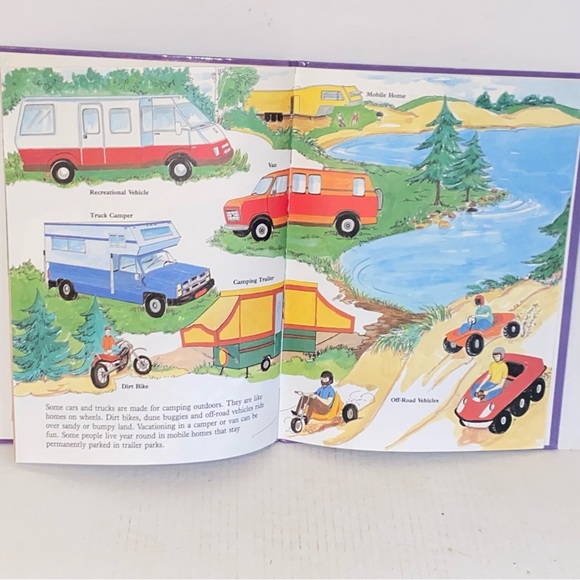 Vintage 1985 Cars and Trucks by Karen Rissing Hardcover 1st Printing - Picture 7 of 12